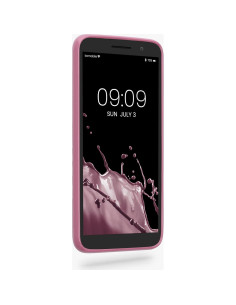 Funda TPU Silicona Rosa Oscuro kwmobile para Alcatel 1 12.7cm 2