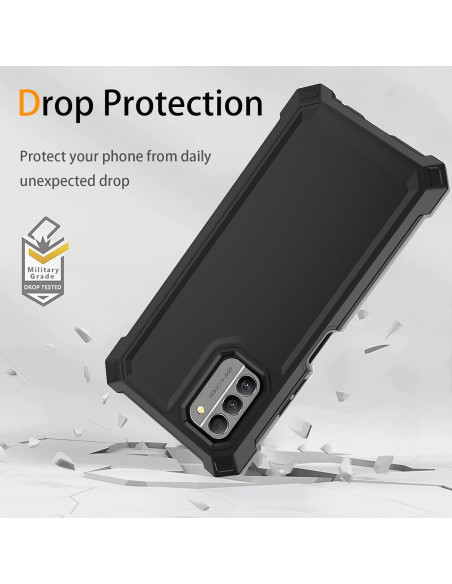 Funda para Nokia G310 5G con protector de pantalla vidrio templado
