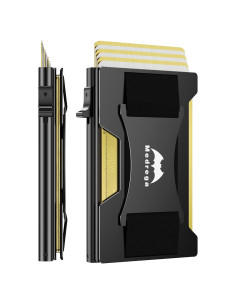 Billetera Inteligente Slim Minimalista Z038-smart Negra