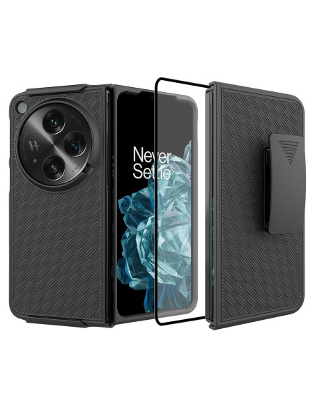Funda Ailiber para OnePlus Open con Clip de Cintura y Protector