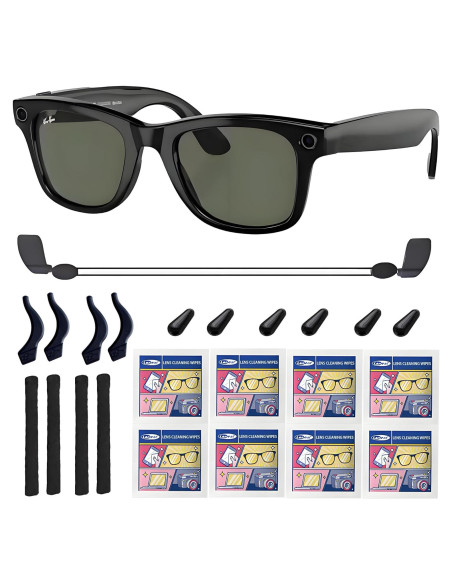 Accesorios para gafas inteligentes Ray-Ban Meta Wayfarer - 6 pares almohadillas y más