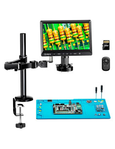 Microscopio Digital Opqpq ODM702 Flex 10" con Luz Anular