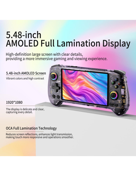 Consola de Juegos Portátil RG557 Android 14 256GB 5.48" OLED Consola de Juegos Portátil RG557 Android 14 256GB 5.48" OLED