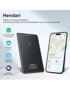 Tarjeta Rastreadora Ultrafina Hendari Air Tag - Carga Inalámbrica 2