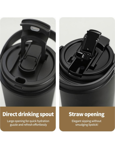 Botella de Agua 710 ml ANEWSIR Acero Inoxidable Aislada