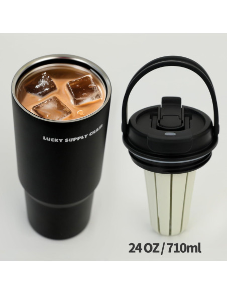 Botella de Agua 710 ml ANEWSIR Acero Inoxidable Aislada