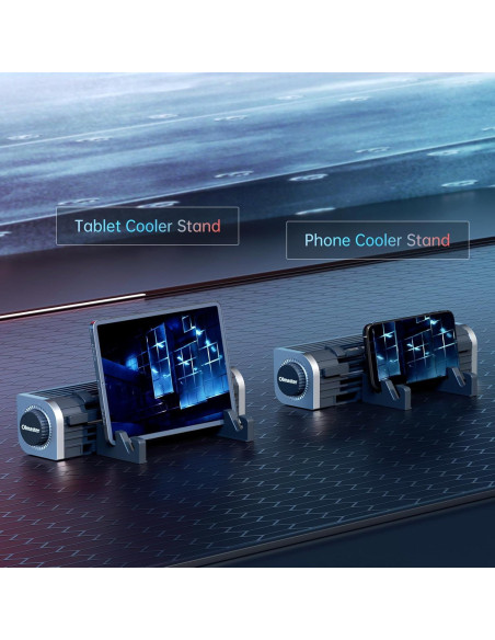 Enfriador de Laptop OImaster con Soporte Ajustable y Ventilador USB