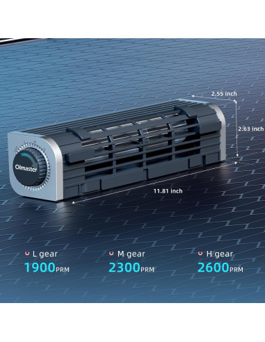Enfriador de Laptop OImaster con Soporte Ajustable y Ventilador USB