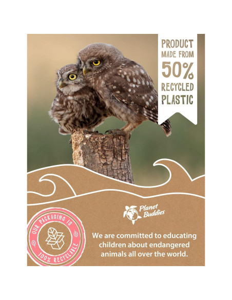 Altavoz Bluetooth Planet Buddies Búho Oliva 10.16cm Inalámbrico