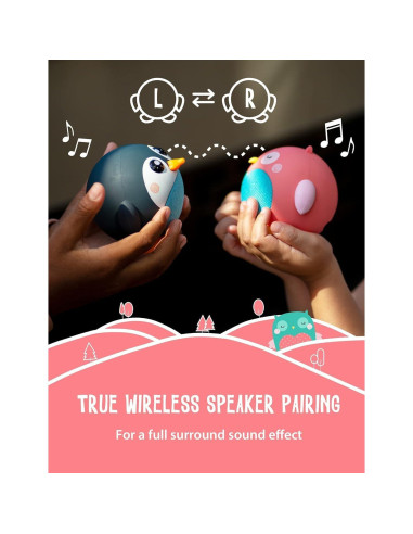 Altavoz Bluetooth Planet Buddies Búho Oliva 10.16cm Inalámbrico