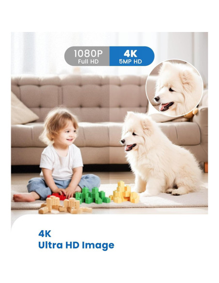 Cámara de Seguridad Inalámbrica 4K RXIMA Mini HD 150