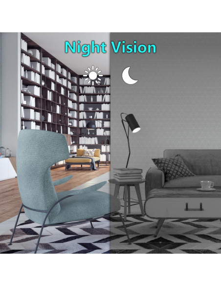 Cámara de Seguridad Inalámbrica 4K RXIMA Mini HD 150