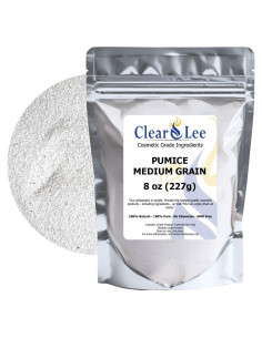 Pómez Cosmético ClearLee 226.8g - Exfoliante Natural Grano Medio
