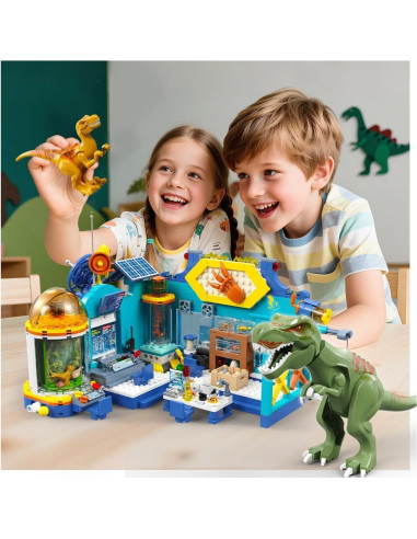 Set de Construcción Dinosaurios HOGOKIDS 837PCS con Luz LED