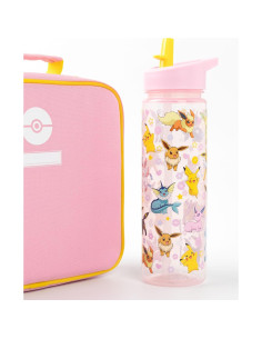 Conjunto de Bolsa de Almuerzo Pokémon 5 Piezas Rosa y Amarillo 2