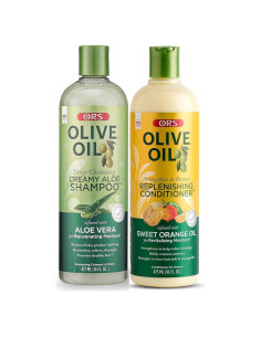 Champú y Acondicionador ORS 2 Piezas 16 oz - Aceite de Oliva y Aloe Vera
