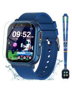 Reloj Inteligente Impermeable Dolwenqi D16 Niños Azul 1.54"