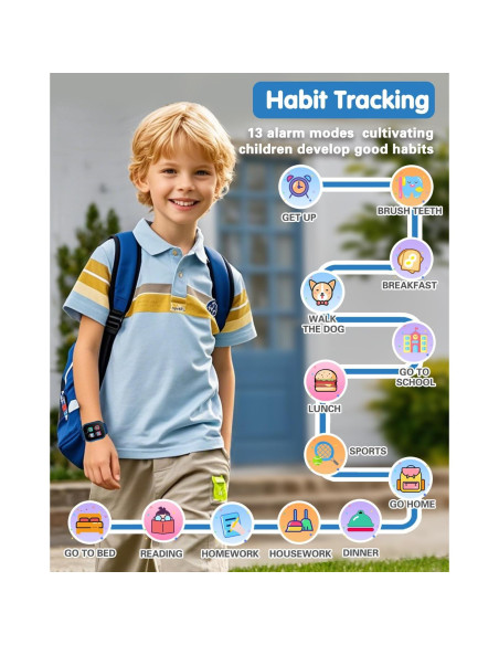 Reloj Inteligente Impermeable Dolwenqi D16 Niños Azul 1.54"