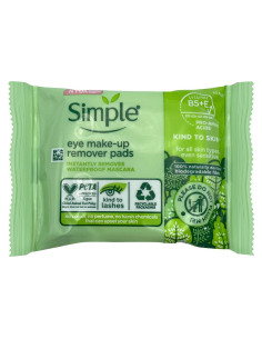 Discos Desmaquillantes para Ojos Simple 30 Unidades