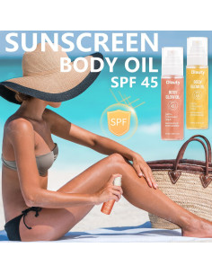 Aceite Brillante Corporal BliBling SPF 45 Hidratante 100 ml 2