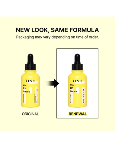 Suero TIA'M Vita B3 40 ml - 10% Niacinamida y 2% Arbutina