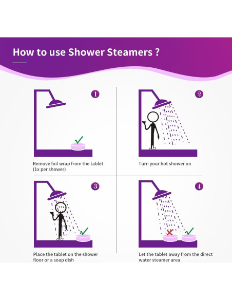 Bombas de Ducha Aromaterapia MR MIRYE - 18 Piezas Orgánicas
