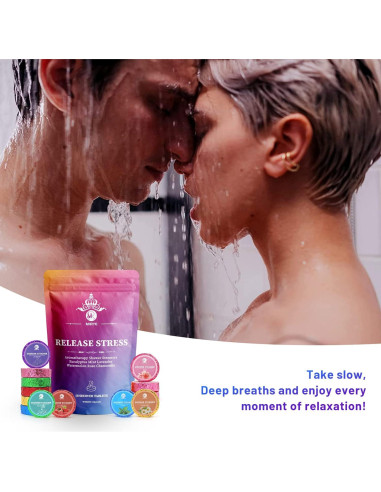 Bombas de Ducha Aromaterapia MR MIRYE - 18 Piezas Orgánicas