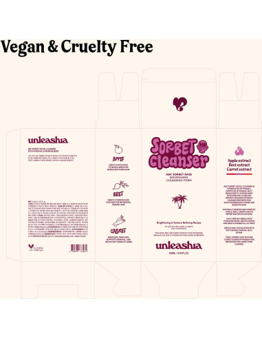 Limpiador Facial Hidratante 3 en 1 UNLEASHIA ABC 159g