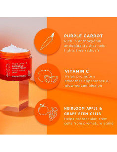 Crema Nocturna Luminosa Andalou Naturals 48g - Zanahoria + C 2