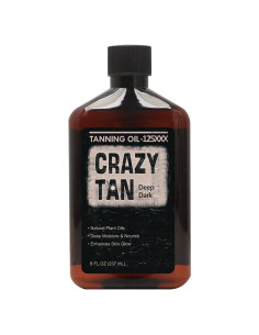 Aceite Bronceador Natural Crazytan 226g Hidratante