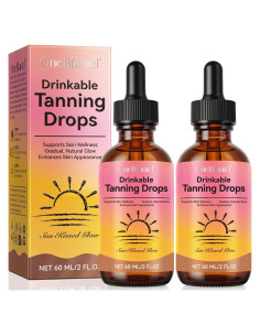 Gotas de bronceado sin sol SHANWU 60ml (Paquete de 2)