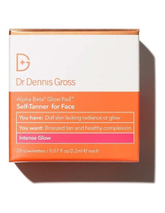 Toallitas Auto-bronceadoras Dr Dennis Gross 20 Unidades Brillo Intenso