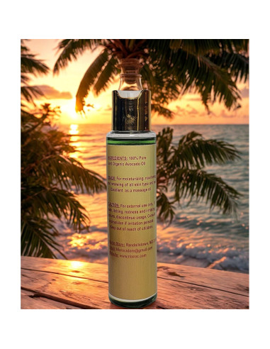 Aceite de Aguacate Orgánico Nixroc 118 ml Hidratante Piel y Cabello