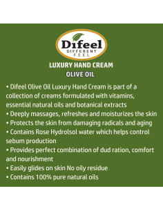Crema de Manos Difeel con Aceite de Oliva y Vitamina E 42.5g 2