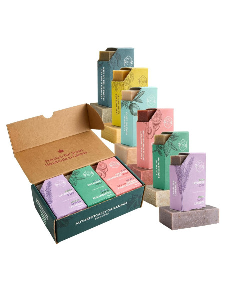 Jabón Natural Crate 61 - Hecho a Mano en Canadá - 6 Piezas Jabón Natural Crate 61 - Hecho a Mano en Canadá - 6 Piezas