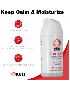 Base de Maquillaje Hidratante Keys Luminos 140g - Antienvejecimiento 2