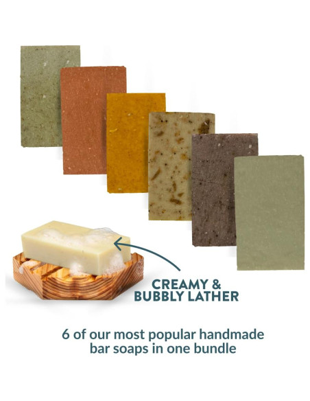 Jabón Natural Crate 61 - Hecho a Mano en Canadá - 6 Piezas Jabón Natural Crate 61 - Hecho a Mano en Canadá - 6 Piezas