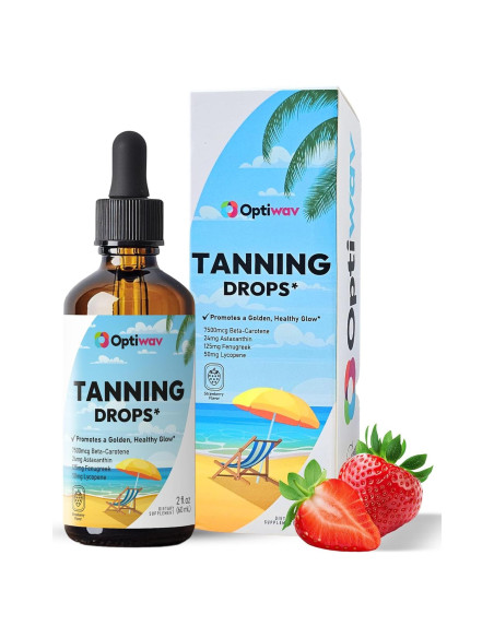 Gotas de Bronceado Sin Sol Optiwav 60 mL - Vegano y Sin Azúcar