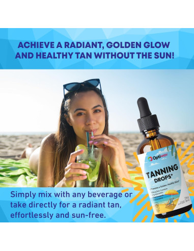 Gotas de Bronceado Sin Sol Optiwav 60 mL - Vegano y Sin Azúcar