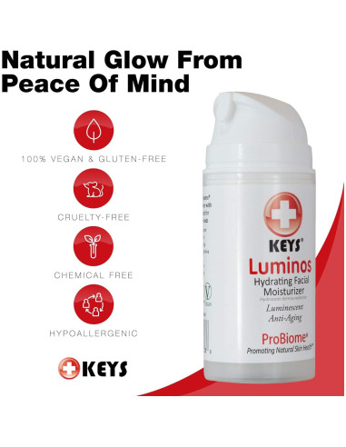 Base de Maquillaje Hidratante Keys Luminos 140g - Antienvejecimiento