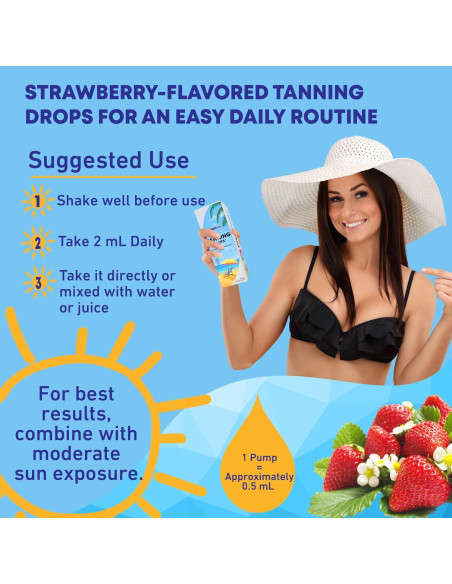 Gotas de Bronceado Sin Sol Optiwav 60 mL - Vegano y Sin Azúcar