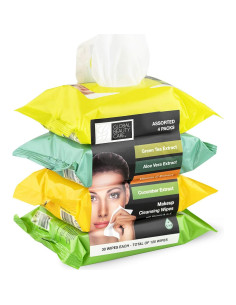 Toallitas Desmaquillantes Global Beauty Care 120 Unidades 4-Pack 2