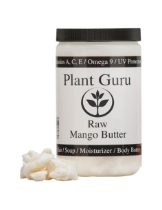 Manteca de Mango Cruda 454 g - 100% Pura Natural Plant Guru