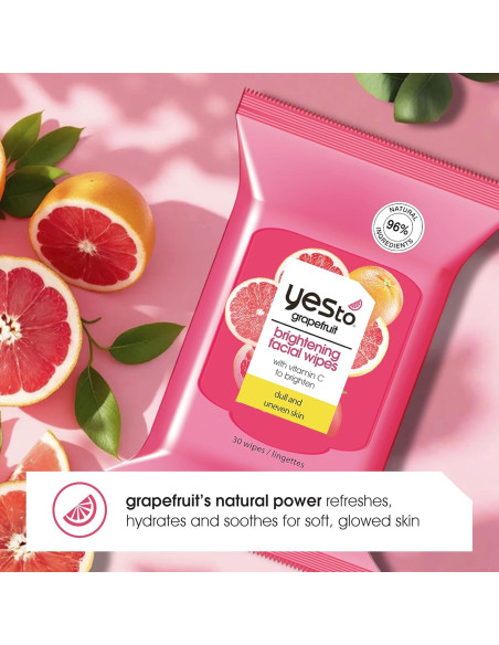 Toallitas Faciales Iluminadoras Sí a Pomelo 30 Unidades Toallitas Faciales Iluminadoras Sí a Pomelo 30 Unidades