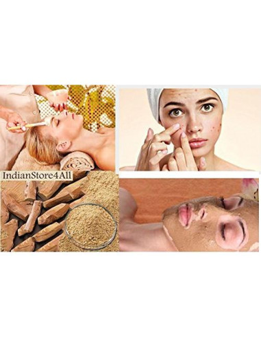 Polvo de Sándalo Puro IS4A 35 Gramos - Cuidado Facial Natural