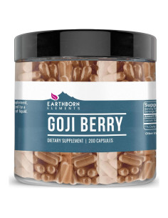 Cápsulas de Baya de Goji Elementos de la Tierra 200 Unidades