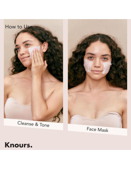 Almohadillas Reafirmantes Knours 2-en-1 | 110 Unidades | 150ml