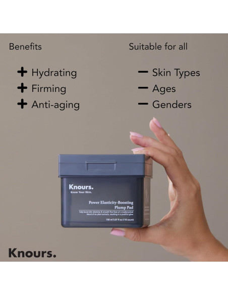 Almohadillas Reafirmantes Knours 2-en-1 | 110 Unidades | 150ml