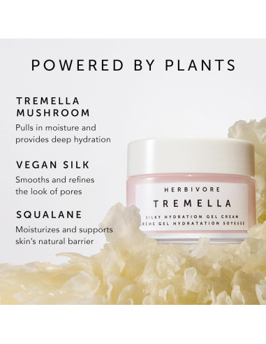 Gel Crema Hidratante Facial Herbivore Silky Tremella 50 mL
