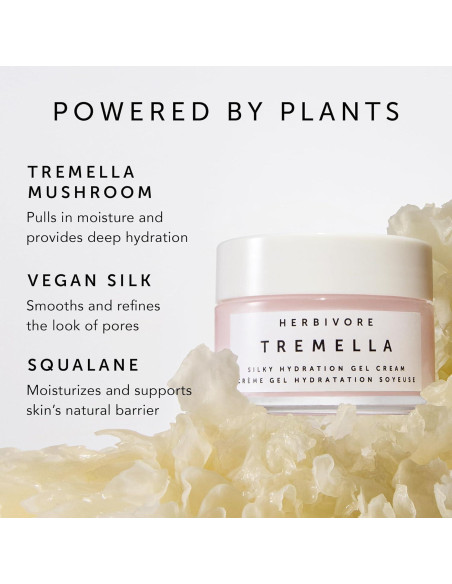Gel Crema Hidratante Facial Herbivore Silky Tremella 50 mL